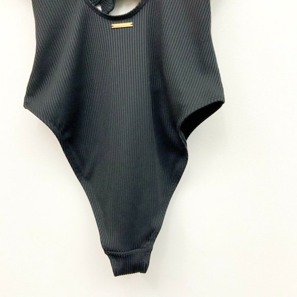 Sommer Ray Black One Piece High Leg Swimsuit - Picture 8 of 11